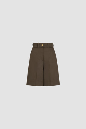 Bermudashorts aus Bio-Baumwollgabardine