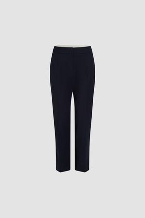 Pantalon 7/8 en sergé de laine technique éco-responsable