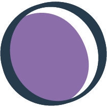 Maximantel aus Doubleface-Wolle - Violet Violet