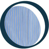Pantaloncino in popeline di cotone bio stampato - Heritage Blue Stripes Heritage Blue Stripes
