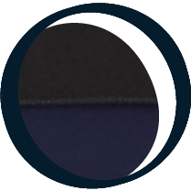 Scoop neck tank in ribbed organic cotton blend - Navy Black Navy Black
