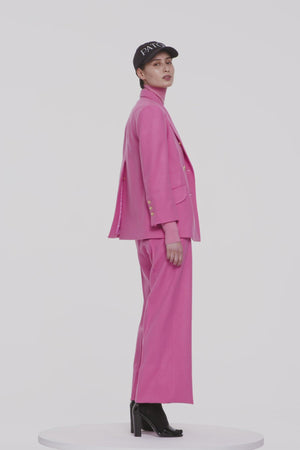 Pantalone iconico in lana e cachemire eco-sostenibili