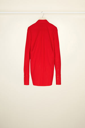 Peter Pan collar jersey blouse