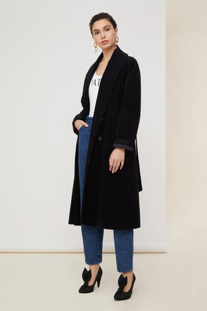 Corduroy trenchcoat