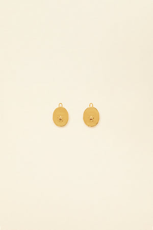 Small face brass hairclips