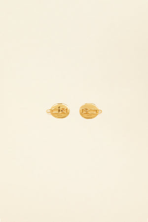 Small face brass hairclips