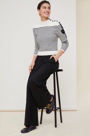 Iconic jewelled Breton jumper