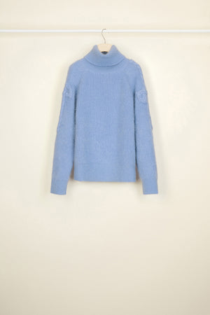 Mohair blend turtleneck jumper