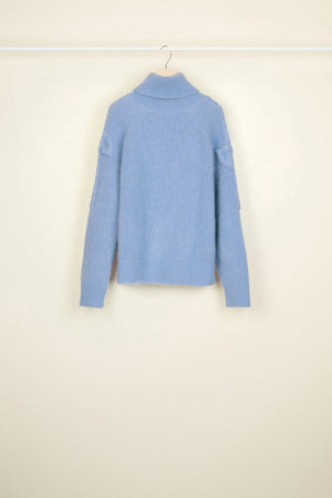 Mohair blend turtleneck jumper