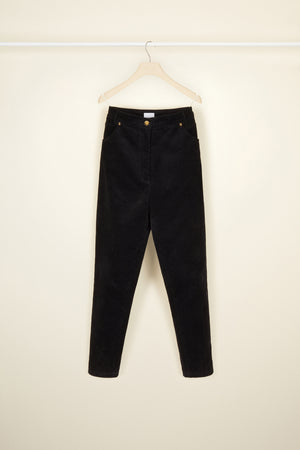 Corduroy carrot trousers