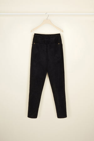 Corduroy carrot trousers