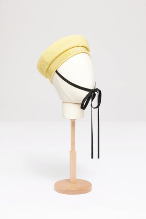 Sailor hat in cotton-blend tweed