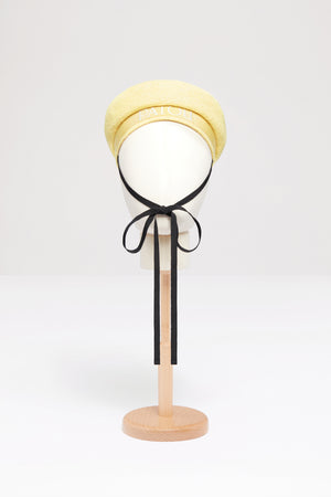 Sailor hat in cotton-blend tweed