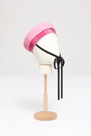 Sailor hat in cotton-blend tweed