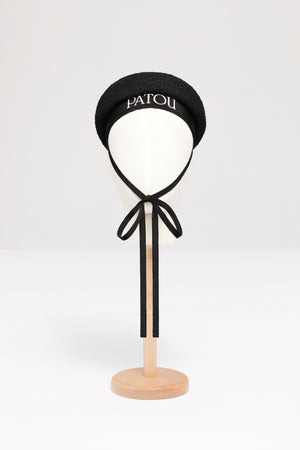 Sailor hat in cotton-blend tweed