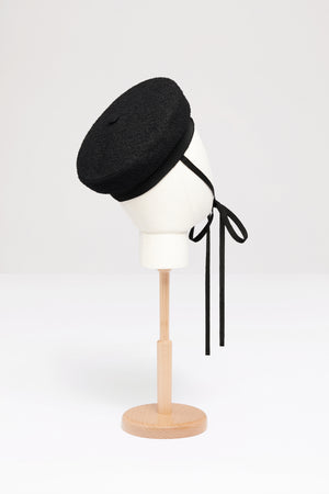 Sailor hat in cotton-blend tweed