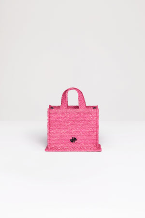 Small JP tote in raffia