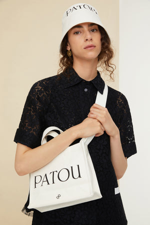 Camicia a maniche corte in pizzo eco-sostenibile