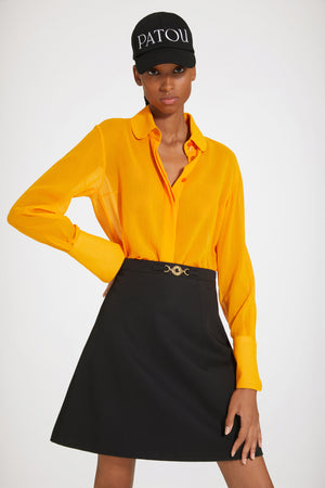 Chemise transparente en coton bio