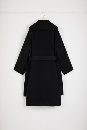 Cappotto maxi in lana double face