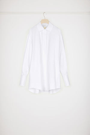 Robe chemise courte en coton bio