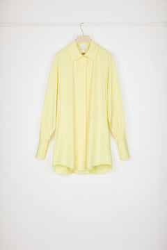 Mini shirt dress in organic cotton