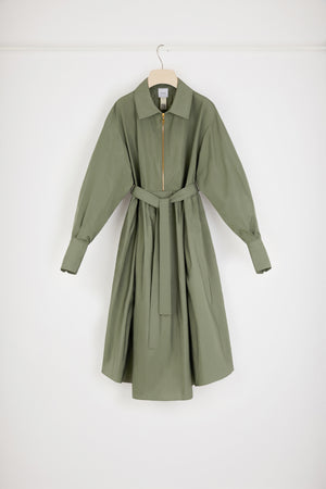 Robe maxi en satin recyclé