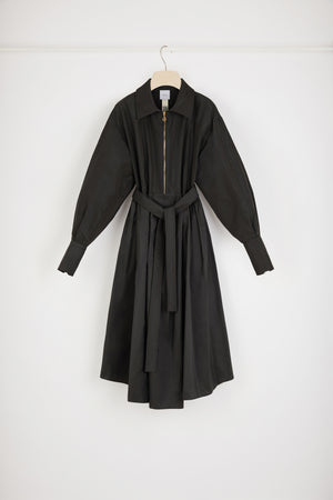 Robe maxi en satin recyclé
