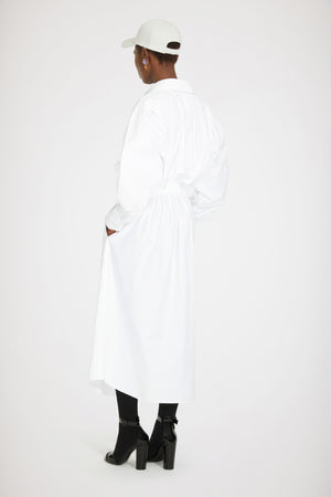 Two-part dress in organic cotton