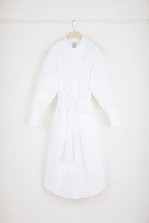 Two-part dress in organic cotton
