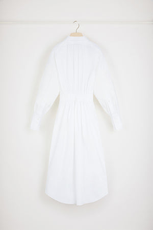 Two-part dress in organic cotton