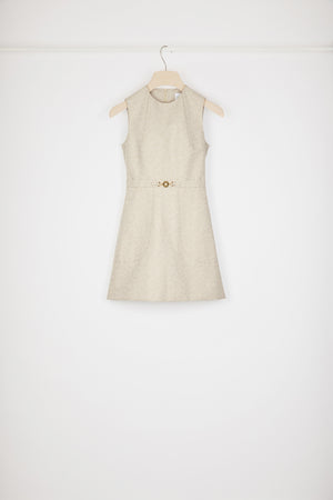 Robe à médaillon en jacquard de coton bio