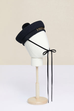 Tweed sailor hat