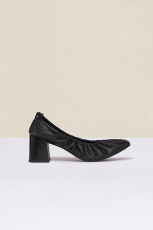 Pumps mit Blockabsatz