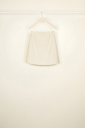 Jupe courte en tweed