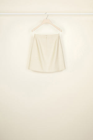 Jupe courte en tweed