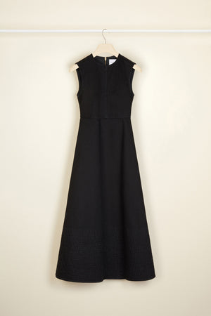 Midi dress in organic denim