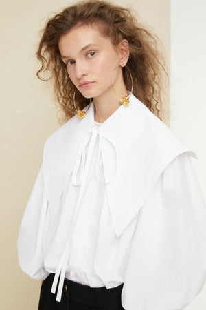 Mandarine brass hoop earrings