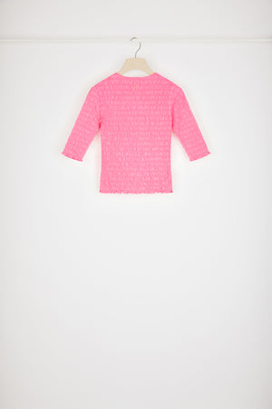 Smock top in organic cotton