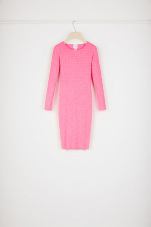 Smock dress in organic cotton