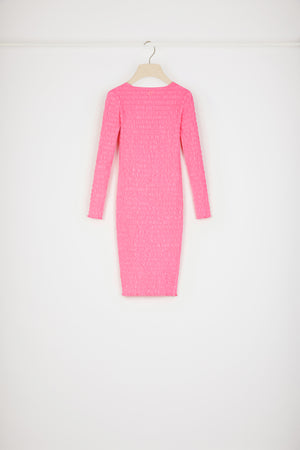 Smock dress in organic cotton