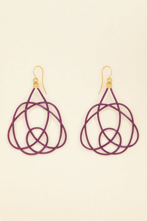 Boucles d’oreilles en osier