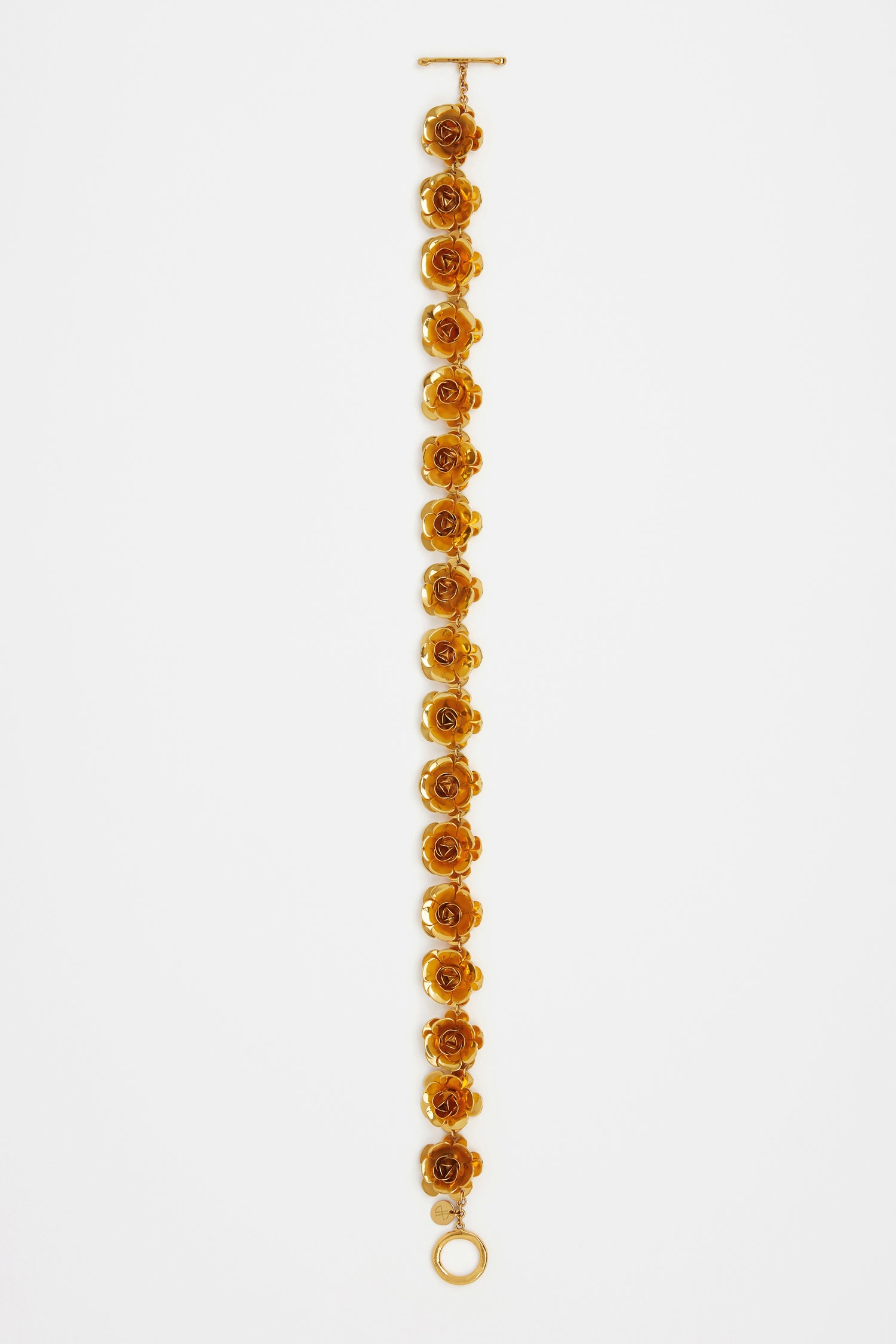 Patou - Collana a fiori - Gold - I petali illuminano il collo.Collana oro. Forma di fiore. Medaglia incisa JP. Chiusura a T.Lunghezza : 46 cm