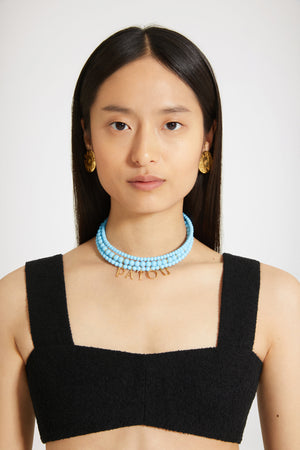 Bunte Patou Glasperlenkette