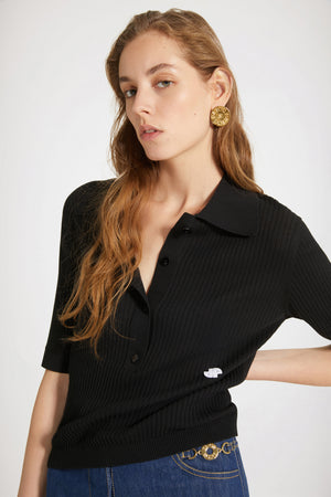 Polo in maglia di cotone bio