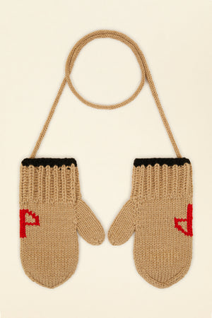 Patou Neige wool mittens