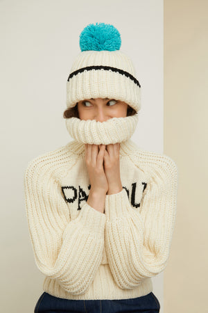 Bonnet en laine Patou Neige