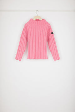 Maglione a costine larghe in lana e cachemire