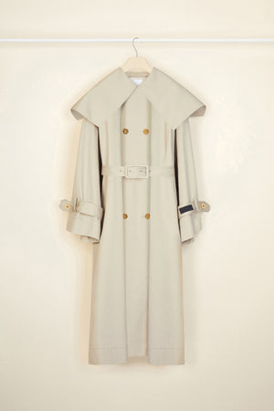 Signature trenchcoat in organic cotton