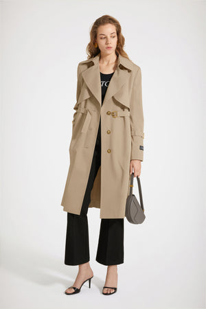 Trench en gabardine bio